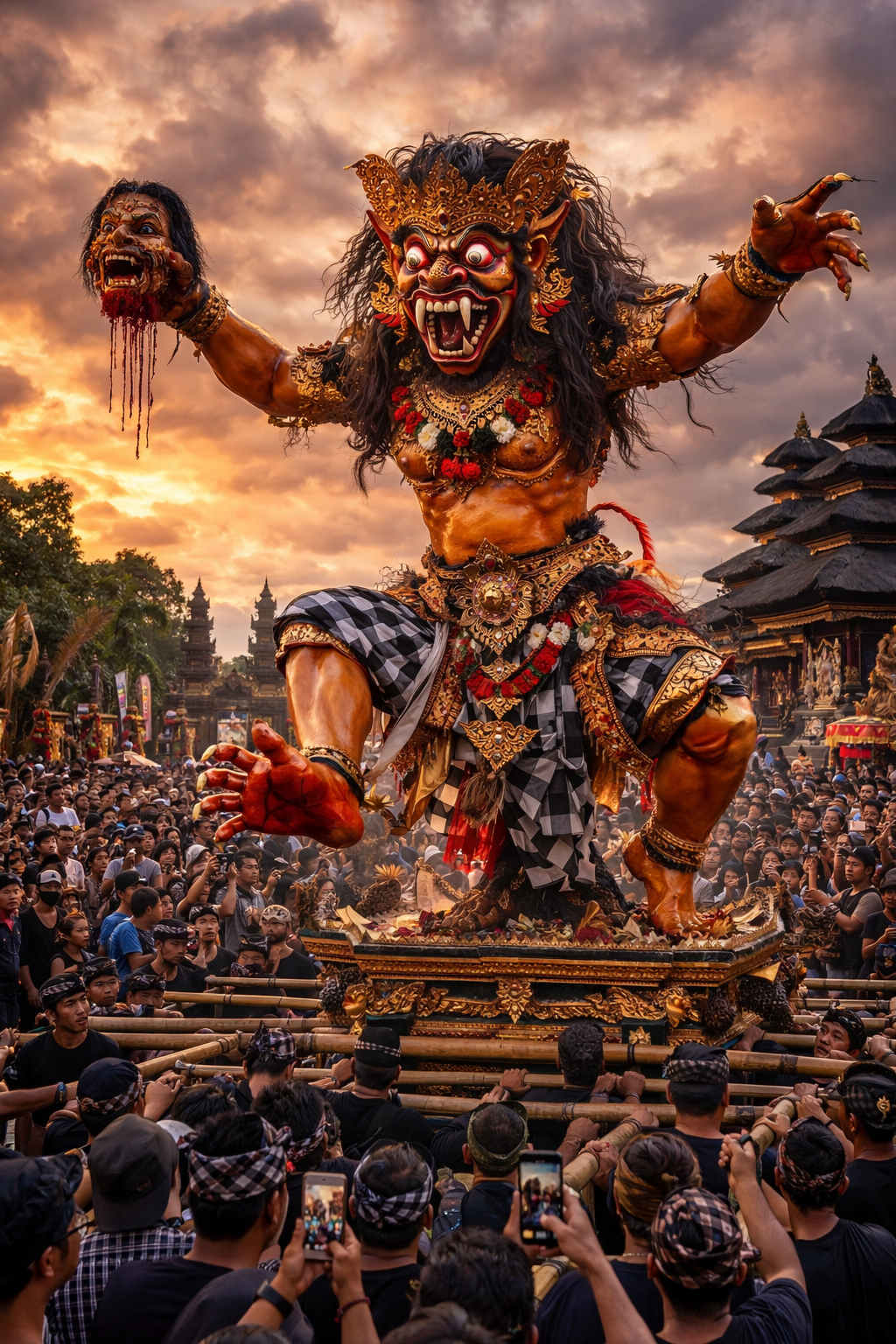 Proses Pembuatan Ogoh-Ogoh Caka 1948 di Banjar Kaja Panjer