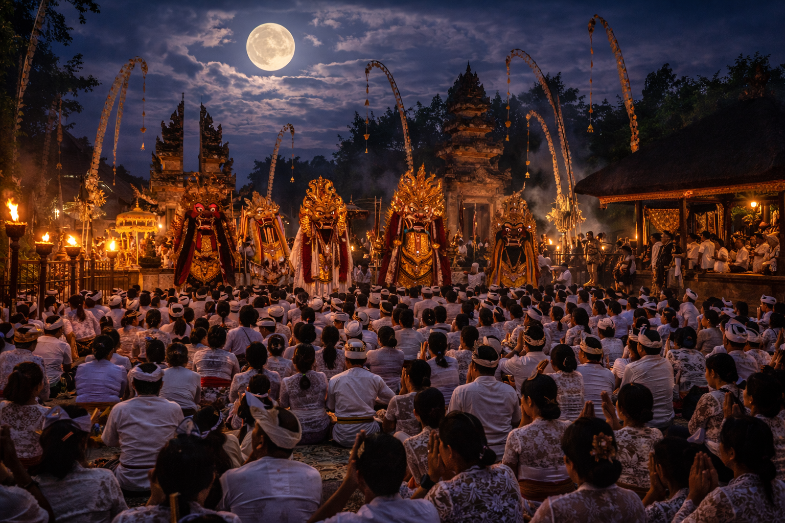Makna Tumpek Klurut dalam Pujawali di Pura Dalem Setra