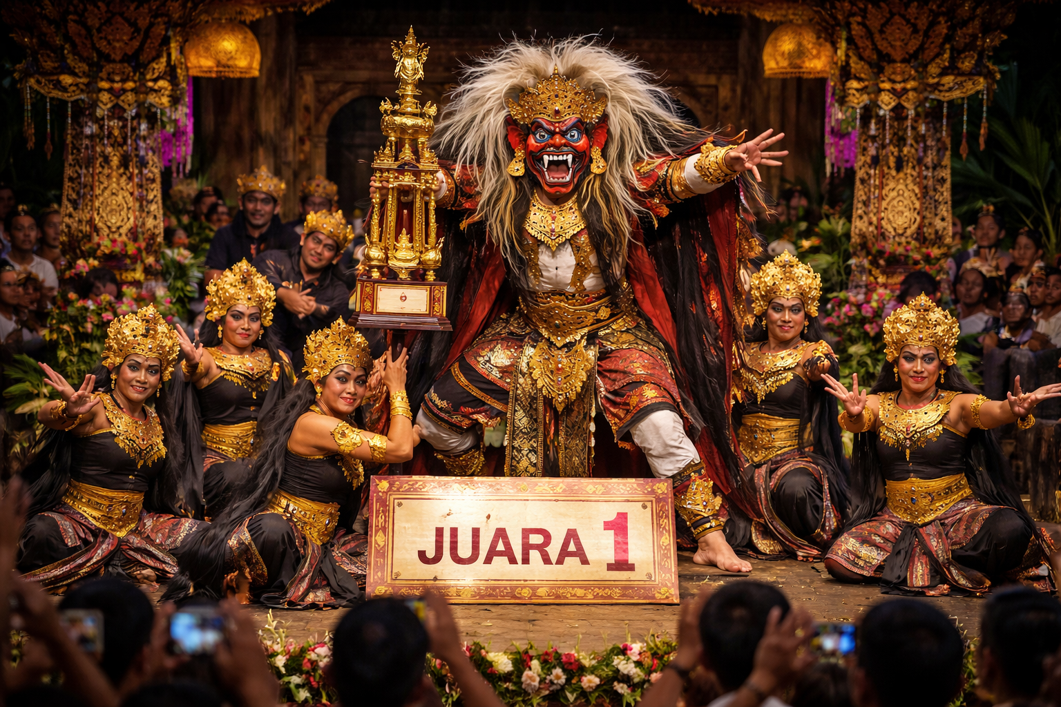 Pepeson Juara 1 Tari Rangda, Penampilan Memukau di Superstar Tengkulak Kaja