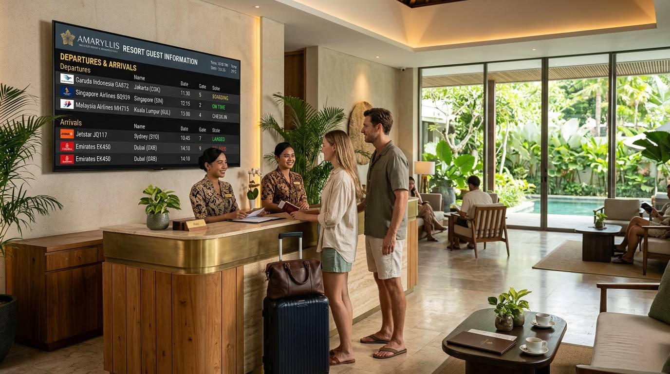 Bikin Ruang Makin Pro dengan Flight Schedule TV