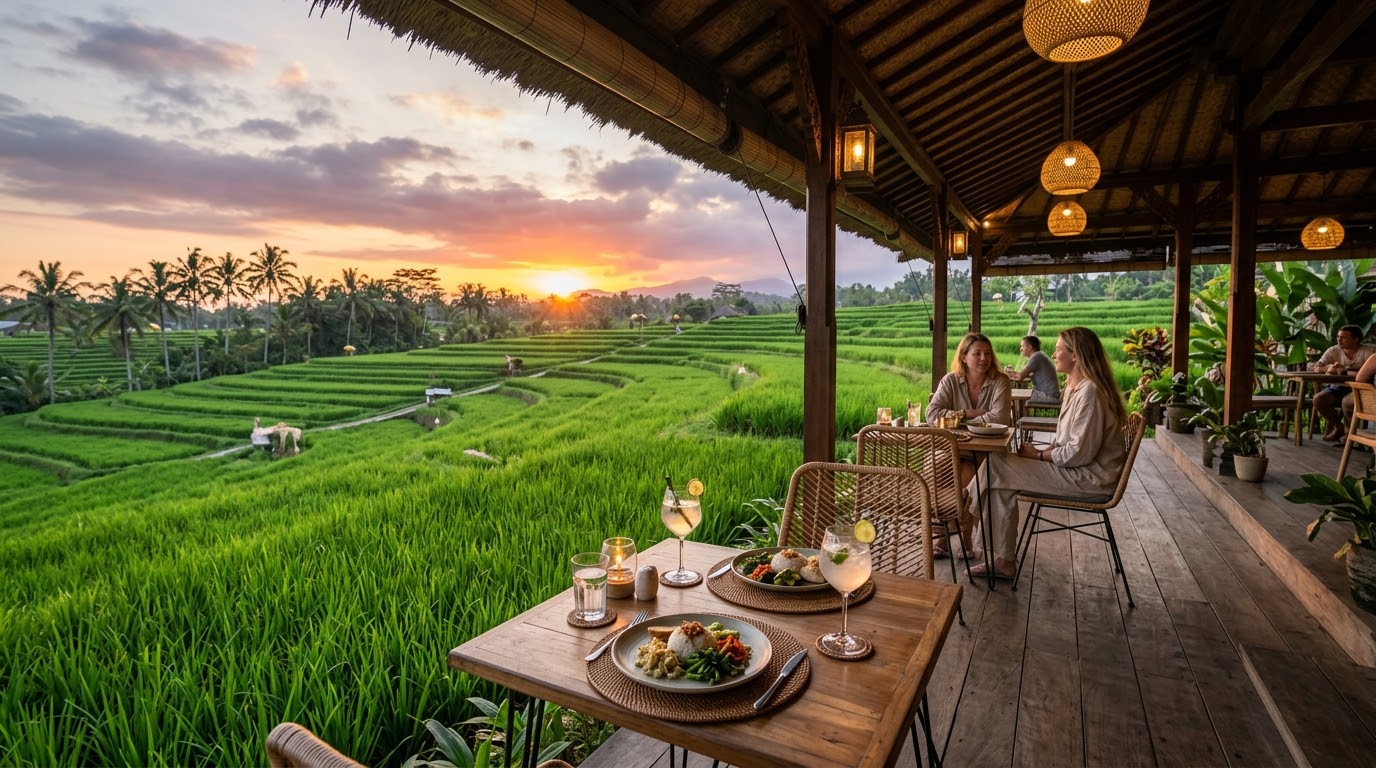 Sunset Bali Tanpa Pasir