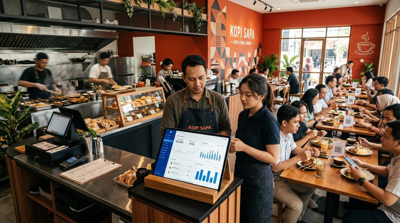 OMASYS: Pantau Penjualan Cafe Real-Time