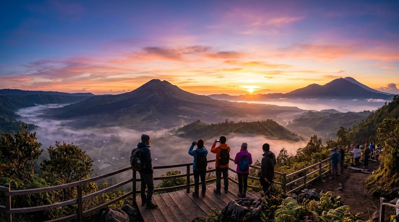 Bangun Jam 4 Pagi Demi Sunrise Gunung Batur